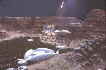 Solar Power Plant, Houses, and Farms