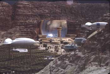 Solar Power Plant, Houses, and Farms