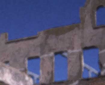 Alcatraz Prison, Warden's House, Enlarged Section