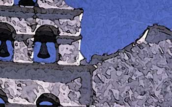 Mission San Diego, Enlarged Section